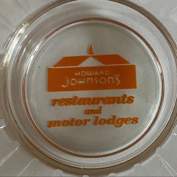 Howard Johnson's Glass Clear Trinket Dish - Picture 3 of 3